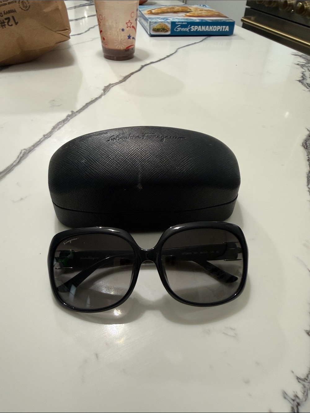 EUC authentic ferragamo sunglasses